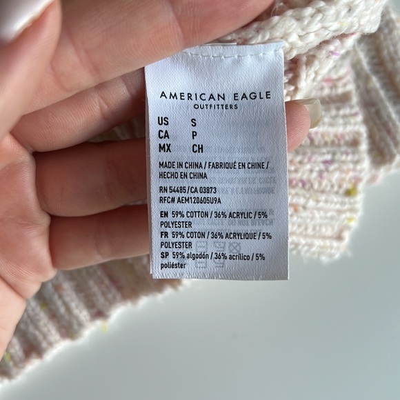 American Eagle 1/4 Button Sweater - Picture 5 of 5